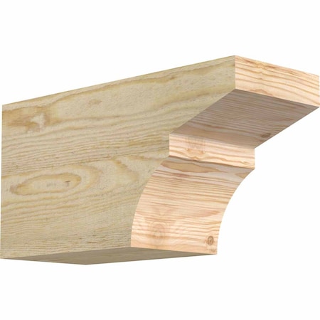 Ekena Millwork Monterey Rough Sawn Rafter Tail, Douglas Fir, 6"W x 8"H x 16"L RFT06X08X16MON00RDF